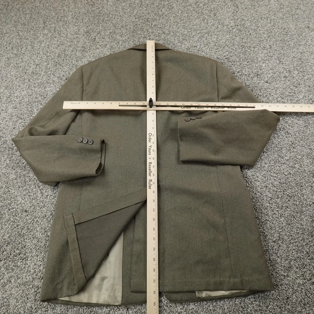 J Press‎ Blazer Mens 42 Green Button Notch Lapel Sport Coat Suit Coat Jacket USA